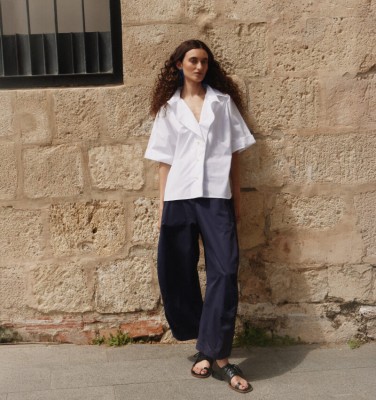 PANTALON PIPA NEGRO APAGADO