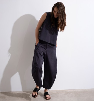 PANTALON PIPA NEGRO APAGADO