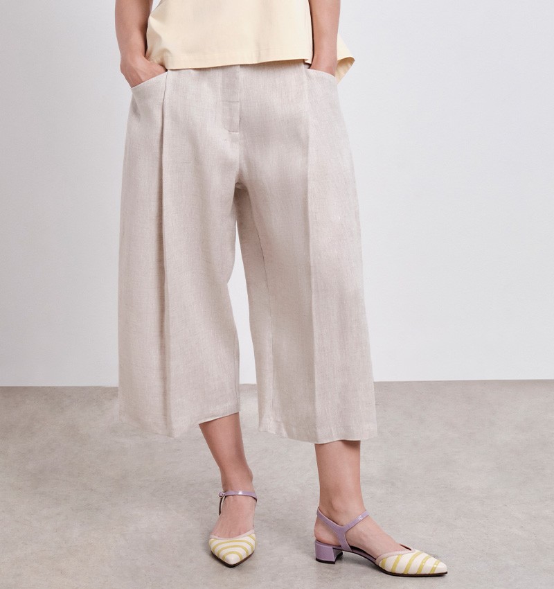 PANTALONI PEACE BEIGE