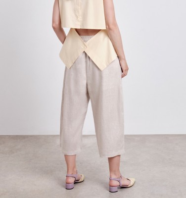 PANTALONI PEACE BEIGE