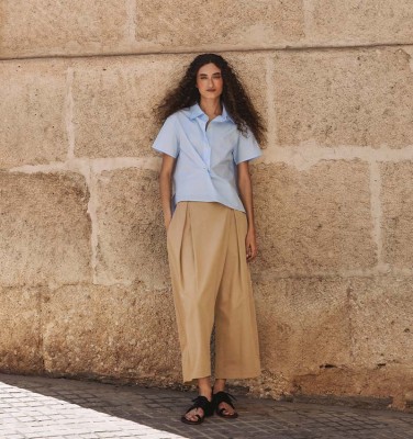 PANTALONI PAULINA BEIGE